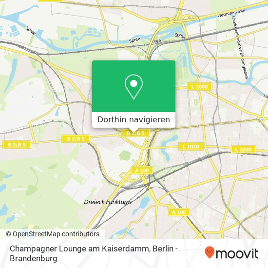 Champagner Lounge am Kaiserdamm Karte