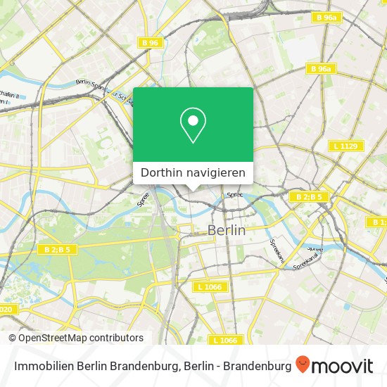 Immobilien Berlin Brandenburg, Reinhardtstraße 31 Karte