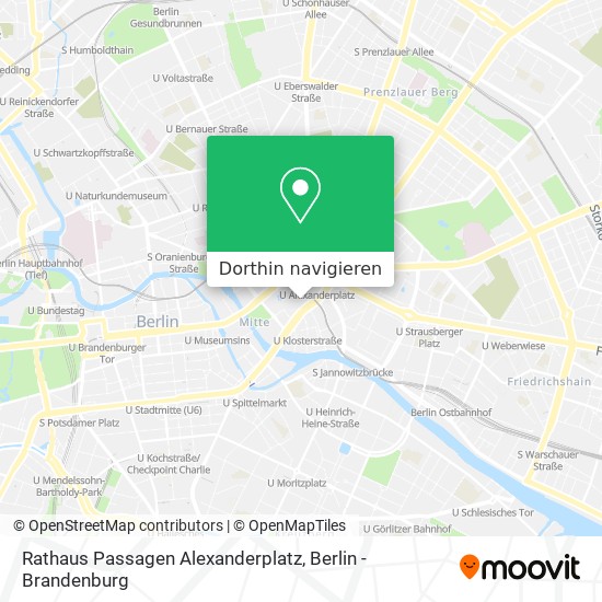 Rathaus Passagen Alexanderplatz Karte