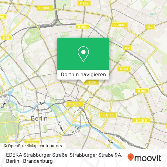 EDEKA Straßburger Straße, Straßburger Straße 9A Karte