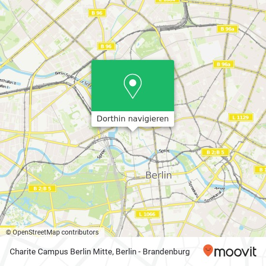 Charite Campus Berlin Mitte, Mitte, 10117 Berlin Karte