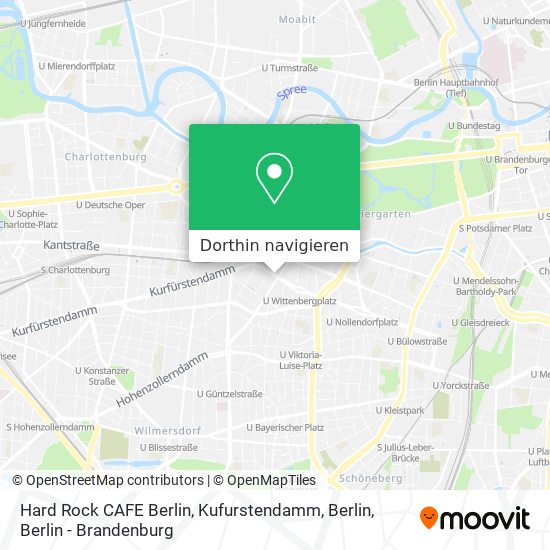 Hard Rock CAFE Berlin, Kufurstendamm, Berlin Karte