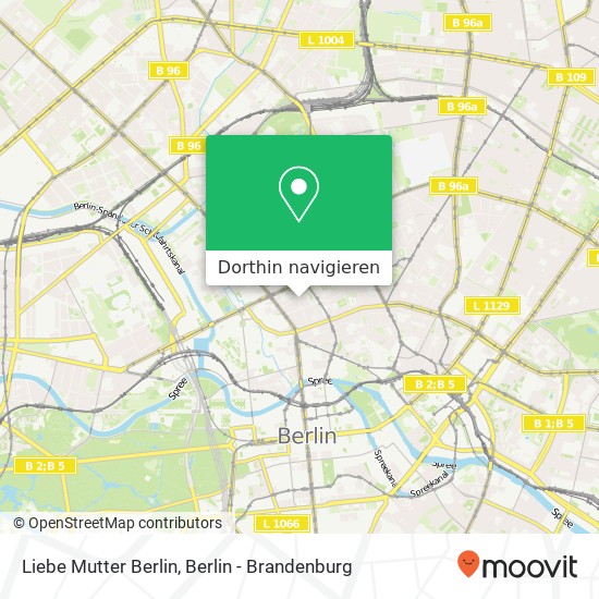 Liebe Mutter Berlin Karte