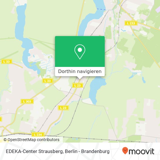 EDEKA-Center Strausberg Karte