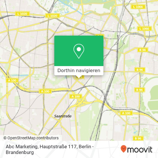 Abc Marketing, Hauptstraße 117 Karte
