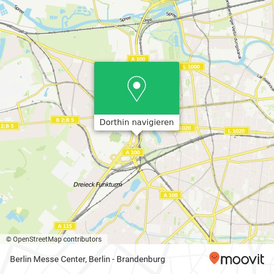 Berlin Messe Center Karte
