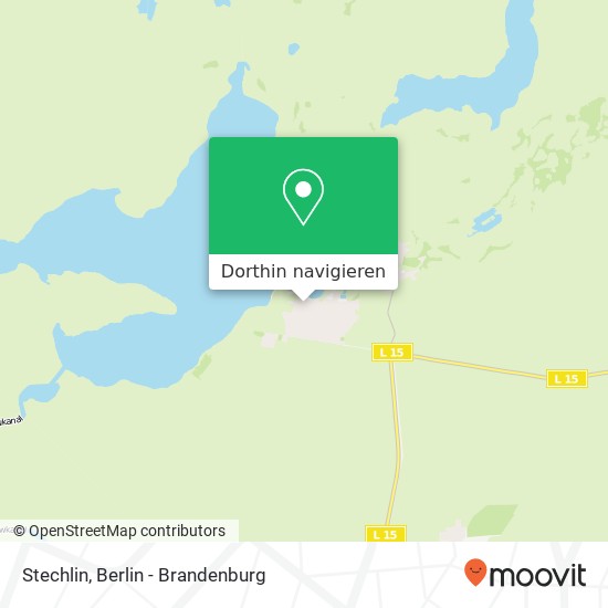 Stechlin, Stechlinseestraße 21 Karte