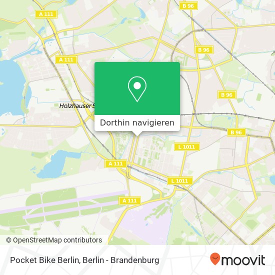 Pocket Bike Berlin, Eichborndamm 59 Karte