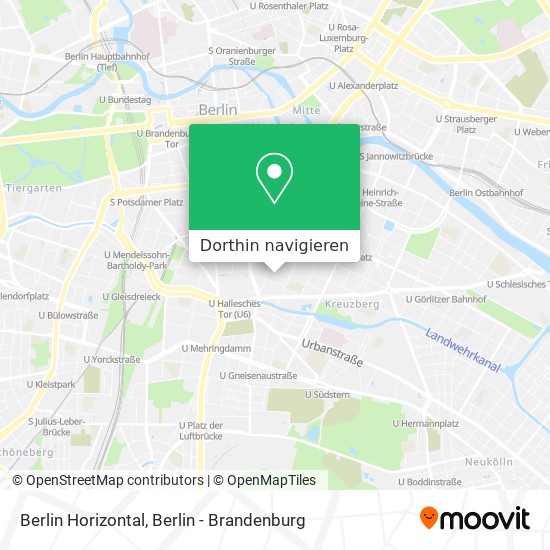 Berlin Horizontal Karte