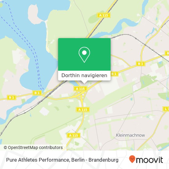 Pure Athletes Performance, An der Rehwiese 30 Karte