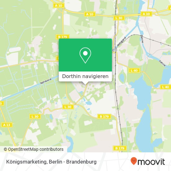 Königsmarketing, Luckenwalder Straße 76A Karte