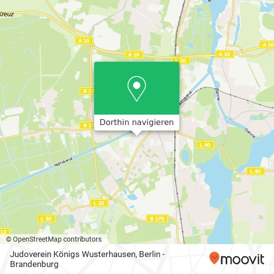 Judoverein Königs Wusterhausen, Goethestraße 6 Karte