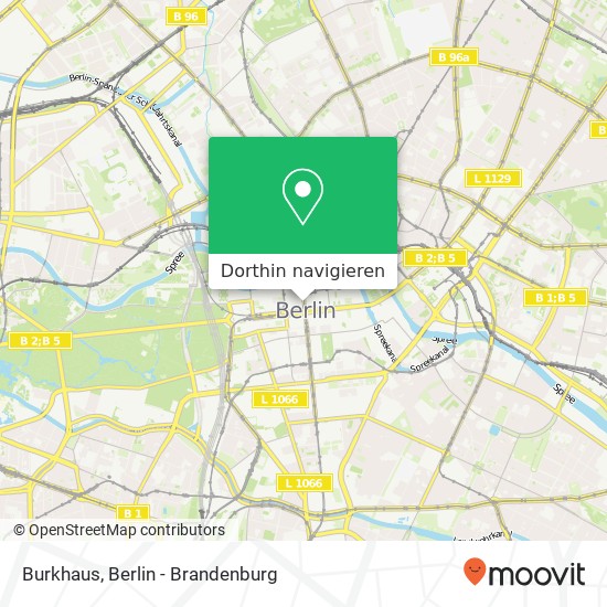Burkhaus, Friedrichstraße 153A Karte