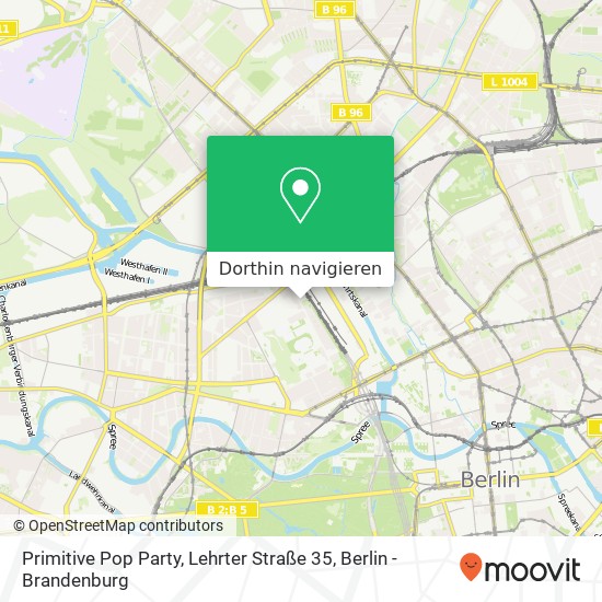 Primitive Pop Party, Lehrter Straße 35 Karte