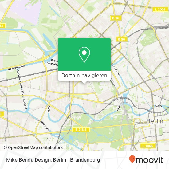 Mike Benda Design, Bandelstraße Karte