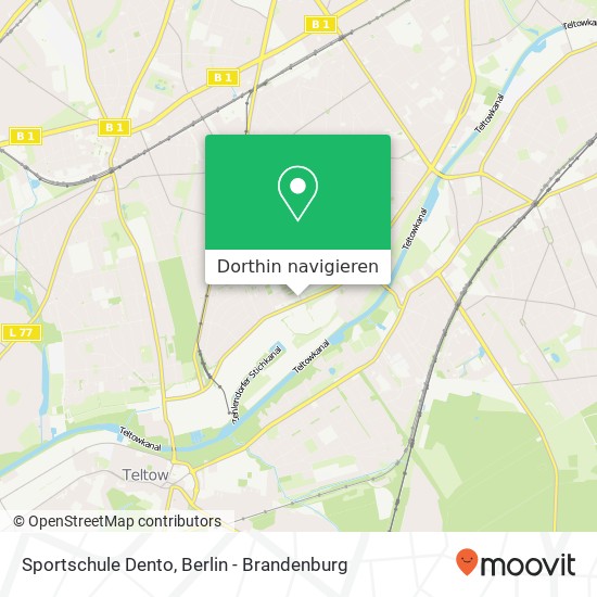 Sportschule Dento, Platz des 4. Juli 26 Karte