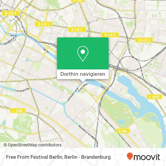 Free From Festival Berlin Karte