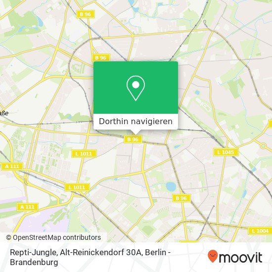 Repti-Jungle, Alt-Reinickendorf 30A Karte