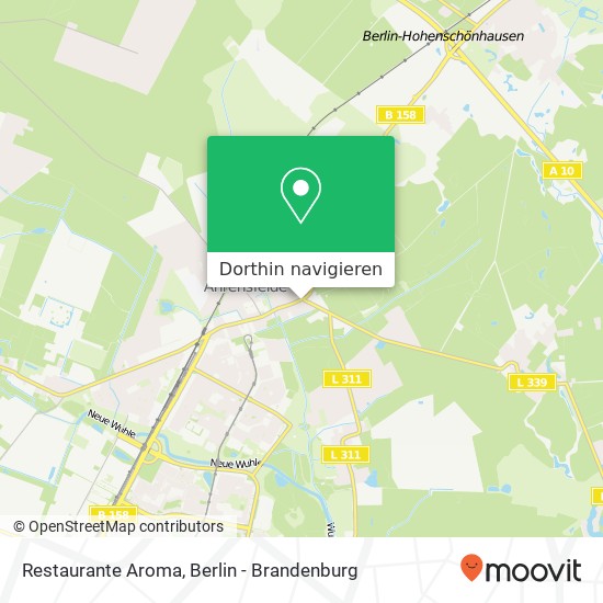 Restaurante Aroma, Dorfstraße 36 Karte