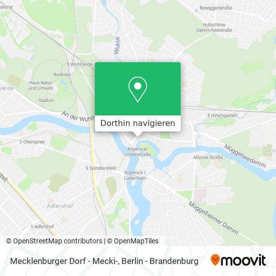 Mecklenburger Dorf - Mecki- Karte