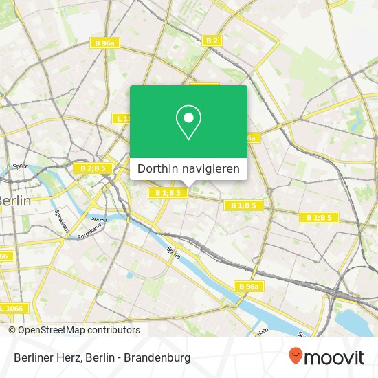 Berliner Herz, Lebuser Straße 15 Karte