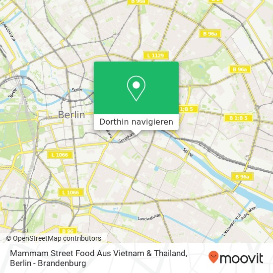 Mammam Street Food Aus Vietnam & Thailand, Wallstraße 39 Karte