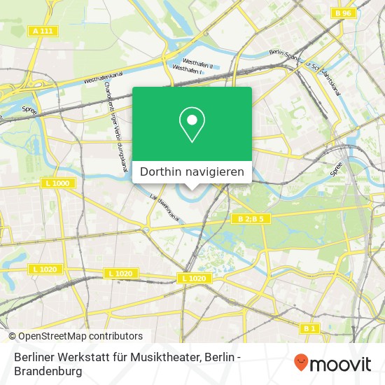 Berliner Werkstatt für Musiktheater Karte