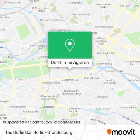 The Berlin Bar Karte