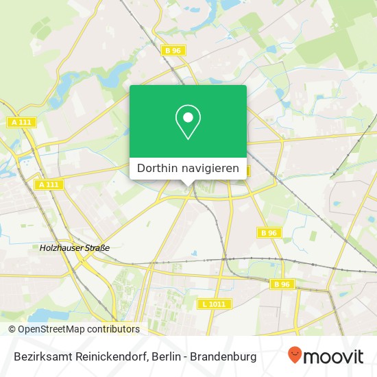 Bezirksamt Reinickendorf, Eichborndamm 215 Karte