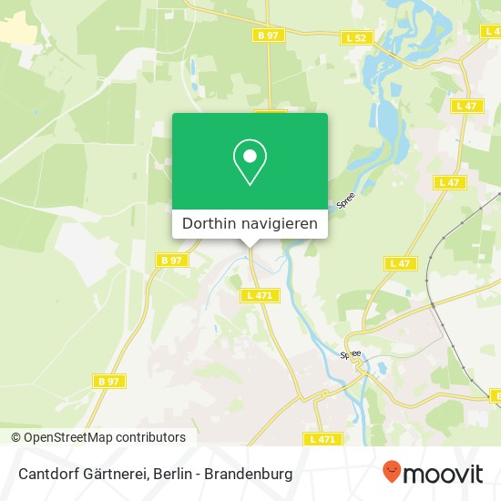 Cantdorf Gärtnerei Karte