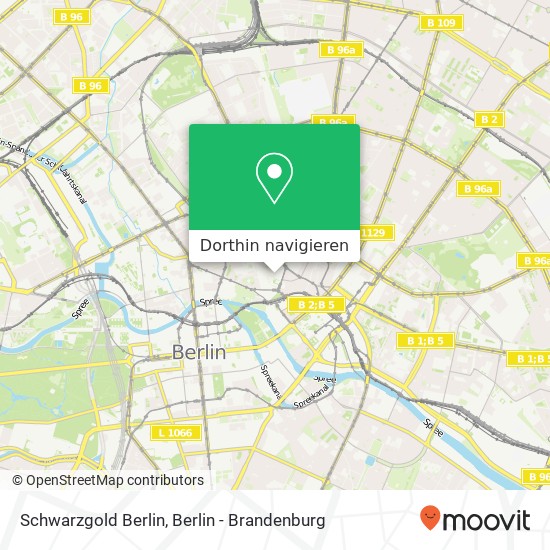 Schwarzgold Berlin, Sophienstraße 7 Karte