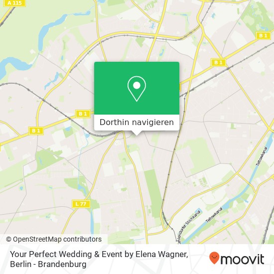 Your Perfect Wedding & Event by Elena Wagner, Prinz-Handjery-Straße 9 Karte