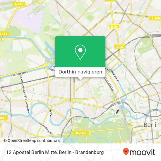 12 Apostel Berlin Mitte, Stephanplatz Karte