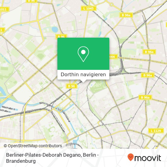 Berliner-Pilates-Deborah Degano, Wiesenstraße 7 Karte