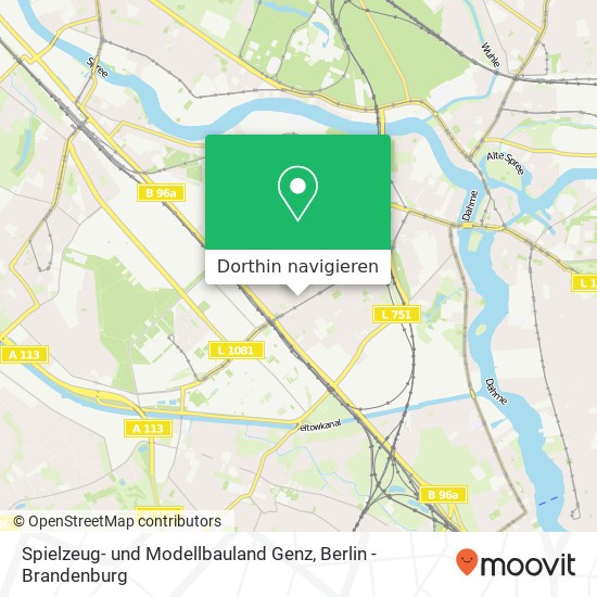Spielzeug- und Modellbauland Genz, Florian-Geyer-Straße 109A Karte