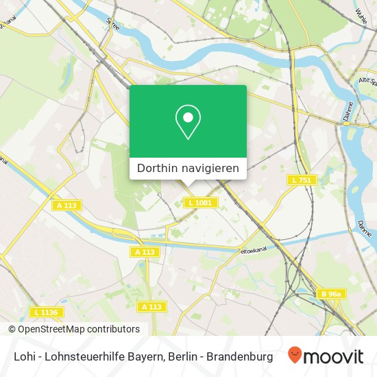 Lohi - Lohnsteuerhilfe Bayern, Groß-Berliner Damm 151 Karte