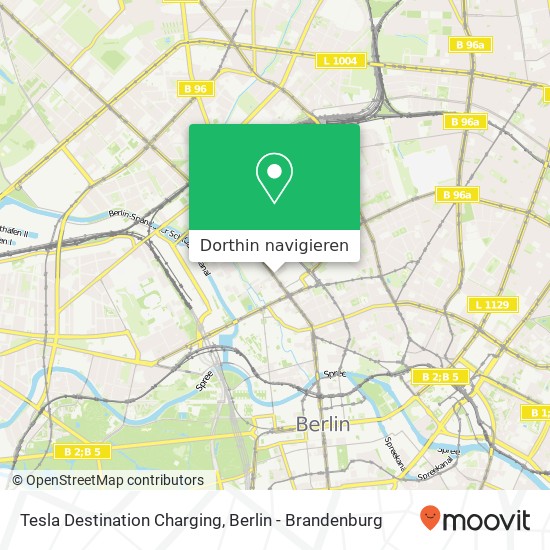 Tesla Destination Charging Karte