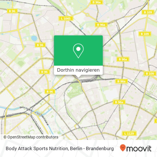 Body Attack Sports Nutrition, Badstraße 4 Karte