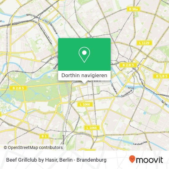 Beef Grillclub by Hasir, Behrenstraße Karte