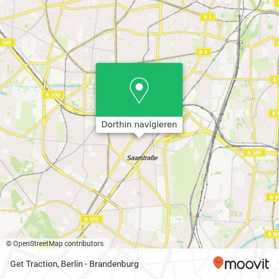 Get Traction, Wielandstraße 9 Karte