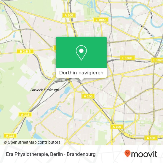 Era Physiotherapie, Ringbahnstraße 14 Karte