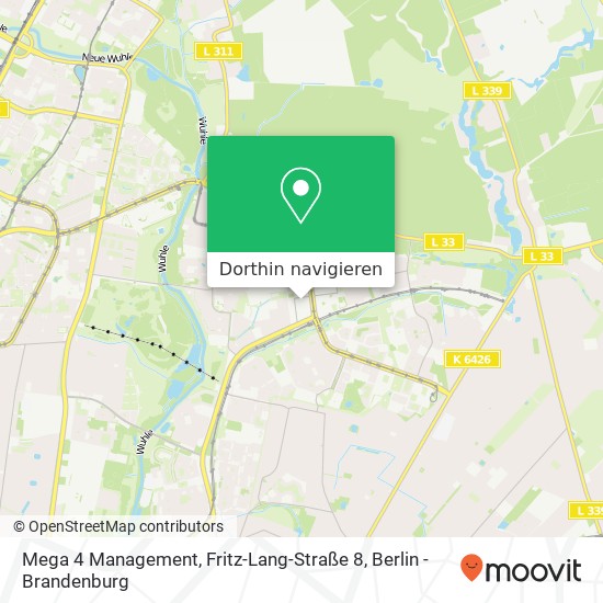 Mega 4 Management, Fritz-Lang-Straße 8 Karte