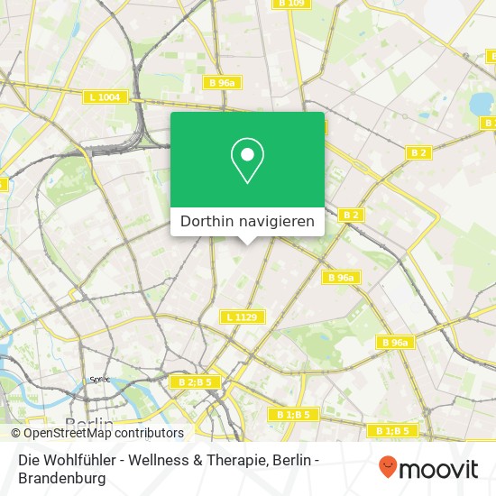 Die Wohlfühler - Wellness & Therapie, Kollwitzstraße 77 Karte