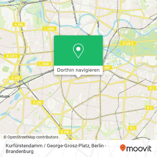 Kurfürstendamm / George-Grosz-Platz, Charlottenburg, 10707 Berlin Karte