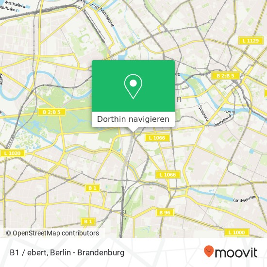 B1 / ebert, Mitte, 10117 Berlin Karte