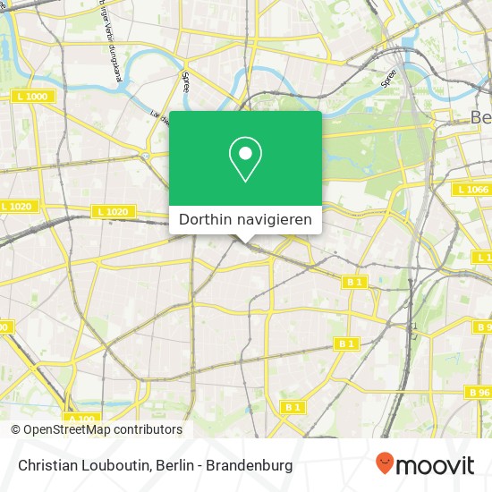 Christian Louboutin, Tauentzienstraße Karte
