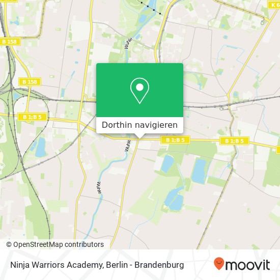 Ninja Warriors Academy, Alt-Kaulsdorf 18 Karte