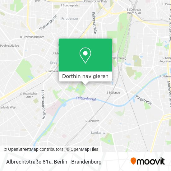 Albrechtstraße 81a Karte