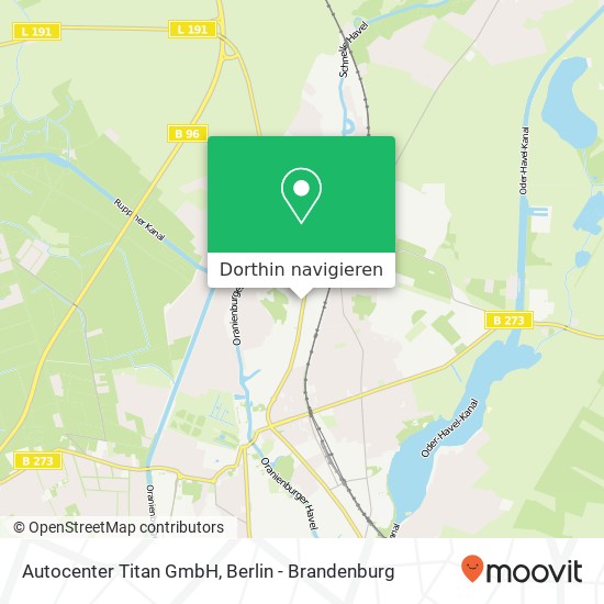 Autocenter Titan GmbH Karte