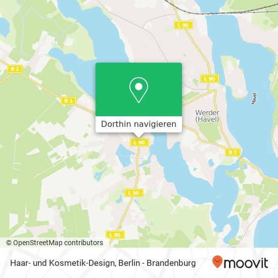 Haar- und Kosmetik-Design, Dr.-Külz-Straße 18 Karte